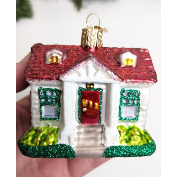 Cozy Cottage Old World Christmas Ornament - Picture 2 of 5